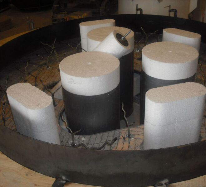 Monolithic Casting Gallery Image / Lid Set Ready to Cast